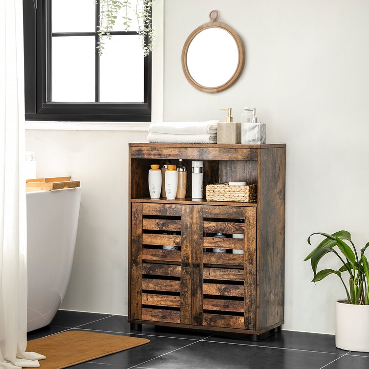 Loon Peak® Dowdle Freestanding Bathroom Cabinet & Reviews | Wayfair